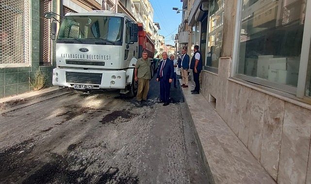 Başkan Selvitopu'dan “su baskını" ve asfalt denetimi