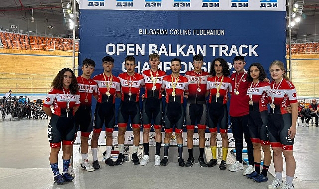 Genç Bisikletçilerimizden Balkan Açık Pist Bisikleti Şampiyonası'nda Madalya Yağmuru