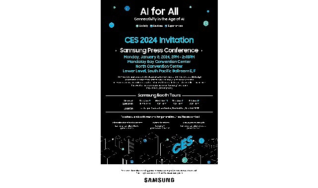 Samsung Electronics CES 2024'te Yeni Vizyonunu Anlatacak