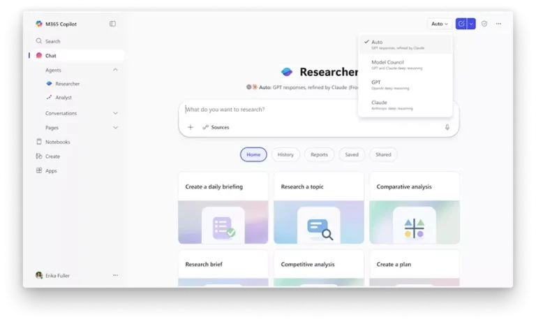 Microsoft’tan çoklu model hamlesi: Researcher’daki Critique, OpenAI ve Anthropic modellerini aynı iş akışında buluşturuyor